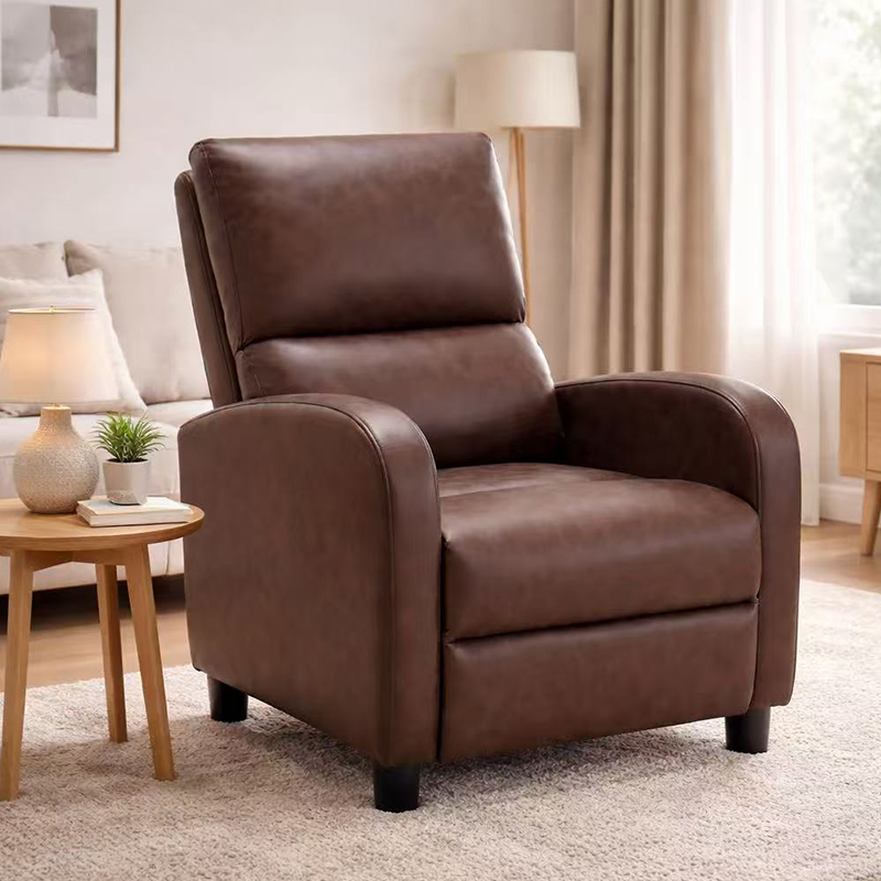 Mikrofaser-Recliner-Clubsessel mit Rückenlehne