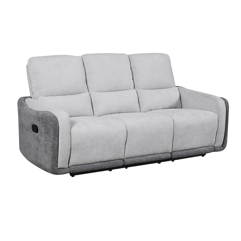 3-teiliges, manuell verstellbares Wohnzimmersofa