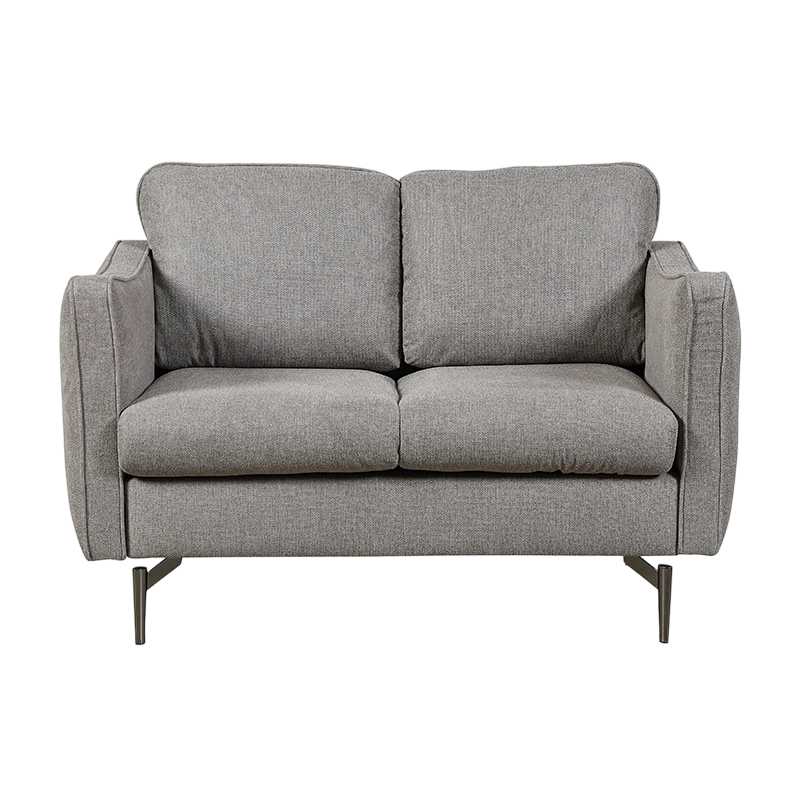 Gepolstertes Loveseat mit Holzrahmen aus der Mitte des Jahrhunderts für das Wohnzimmer