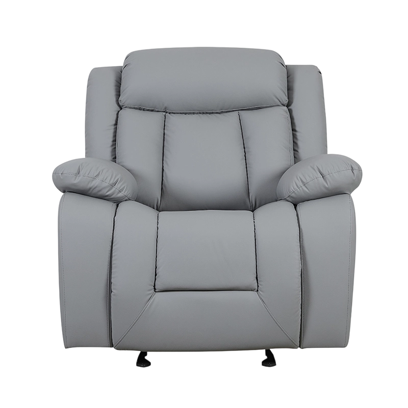 Manueller Glider Rocker Recliner aus Kunstleder